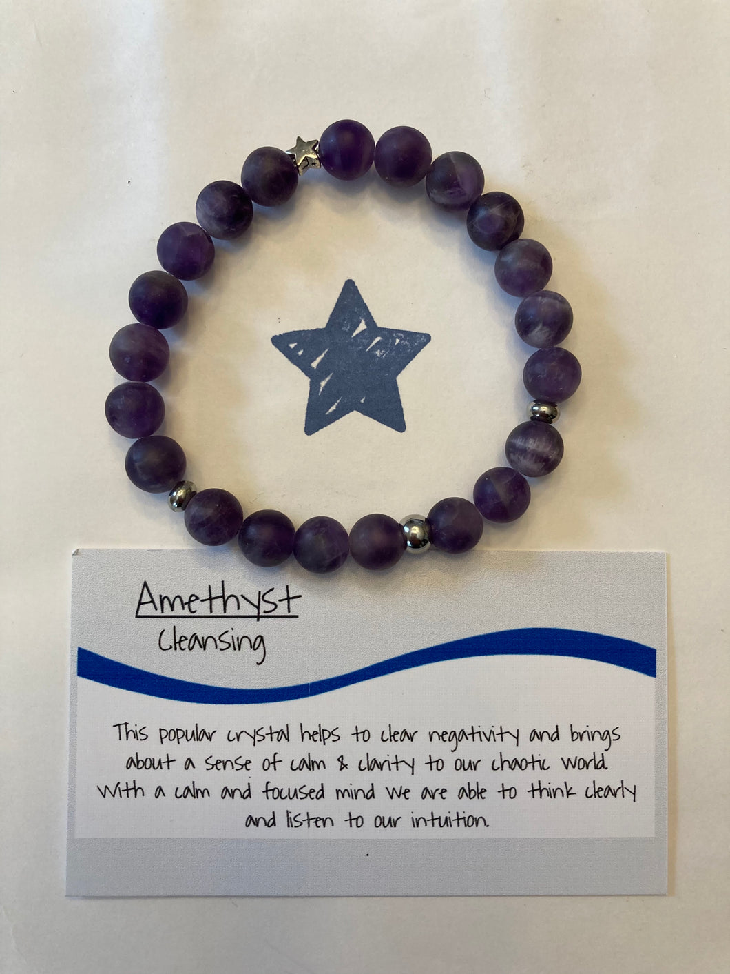 Amethyst (matte) Beaded