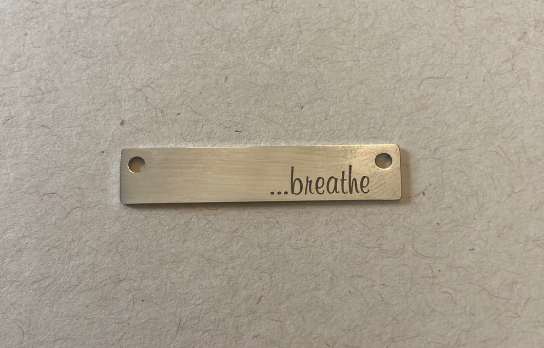 Engraved Bar Necklace